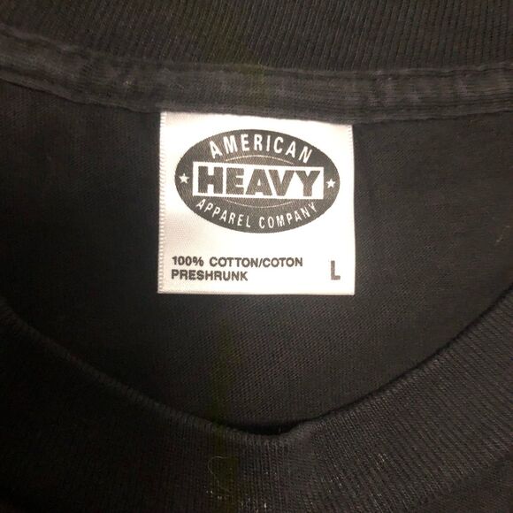 Vintage 1990s Daytona Beach, Florida Mixed Fabric Graphic Crew Neck Tee SZ L - Picture 4 of 6